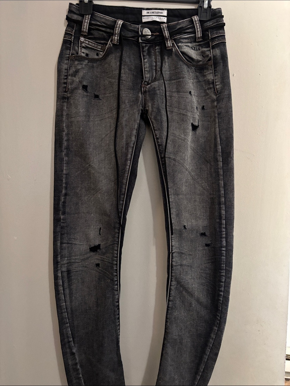 ONE X ONETEASPOON Distressed Women’s Jeans - Gray